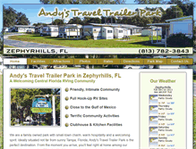 Tablet Screenshot of andysrvpark.com